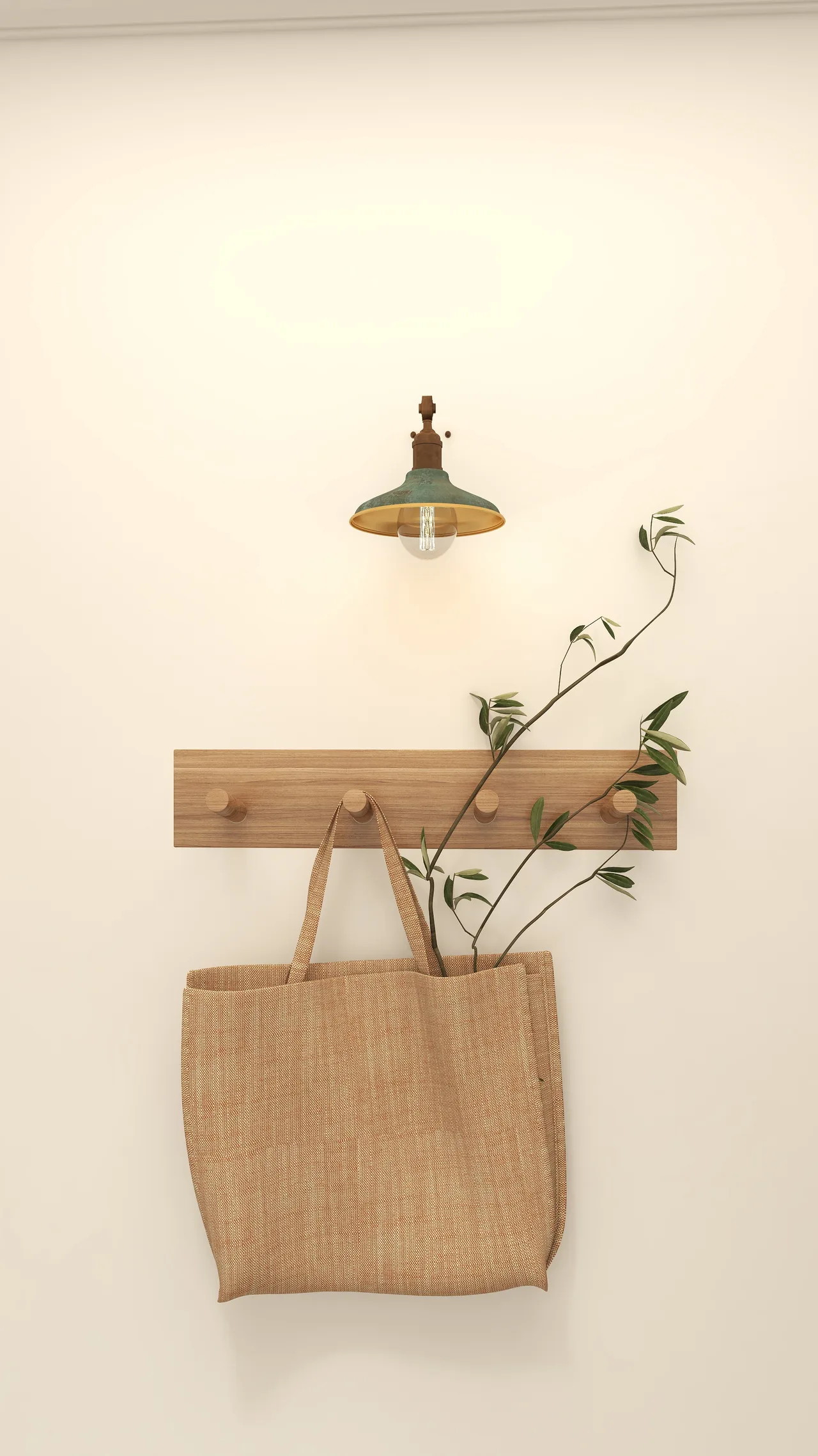 Juniper laundry, pendant/hook, close detail, Juniper Laundry
