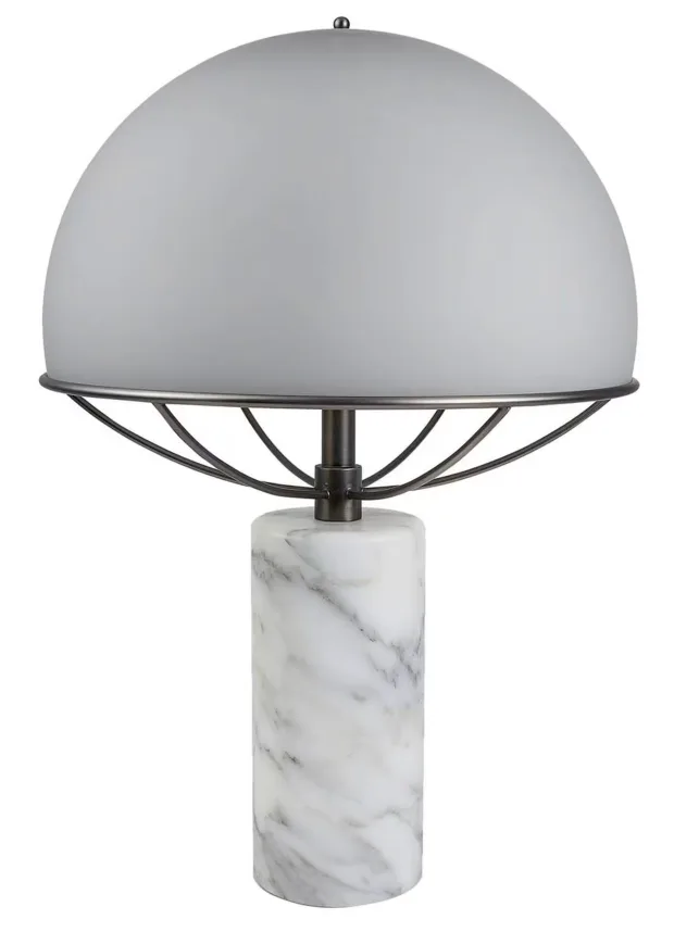 dome table lamp, marble base - lighting comparison blog