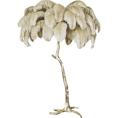feather palm-tree floor lamp - lighting comparison blog